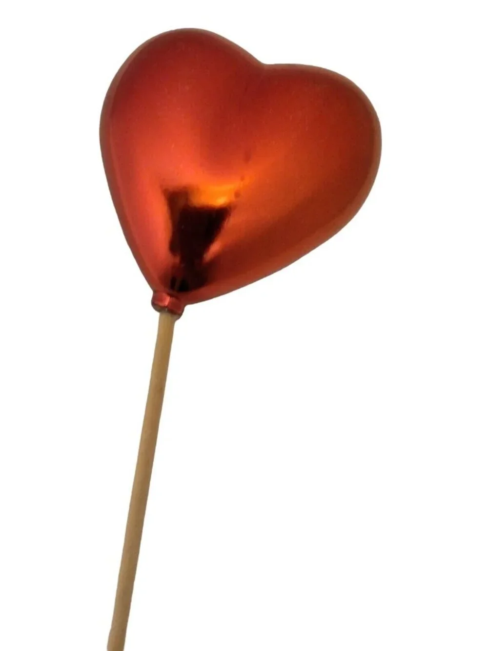 Valentine Heart Planter Wood Stake Decoration Floral Accent